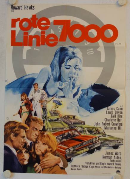 Rote Linie 7000 originales deutsches Filmplakat